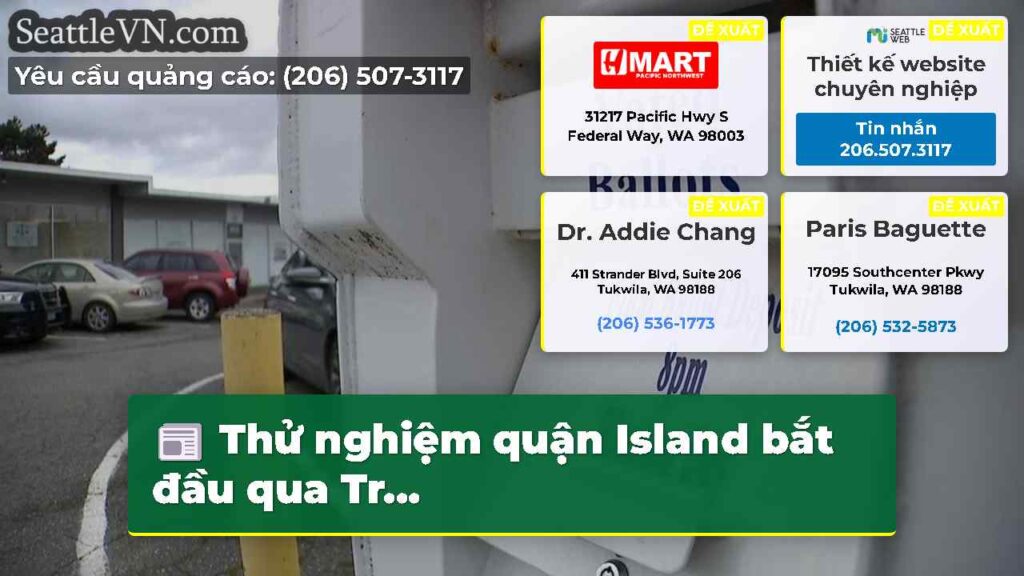 Thử nghiệm quận Island bắt đầu qua Tr...
