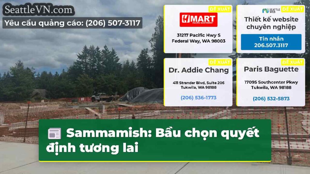 Sammamish: Bầu chọn quyết định tương lai