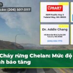 Cháy rừng Chelan Mức độ cảnh báo tăng