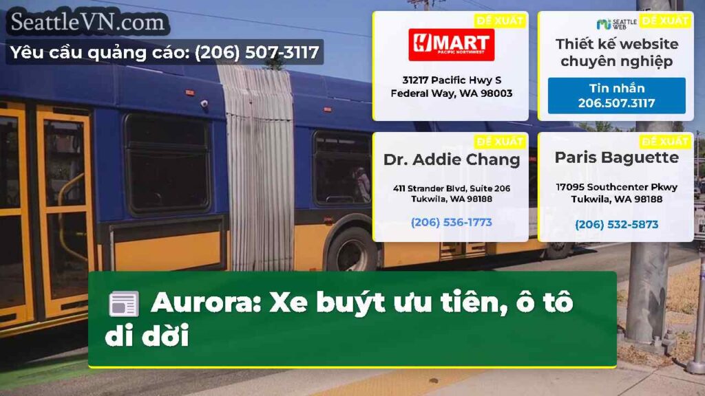 Aurora: Xe buýt ưu tiên, ô tô di dời