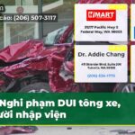 Nghi phạm DUI tông xe người nhập viện