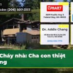 Cháy nhà Cha con thiệt mạng
