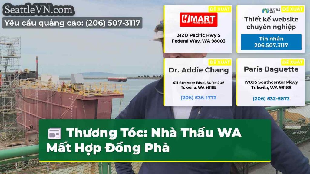 Thương Tóc: Nhà Thầu WA Mất Hợp Đồng Phà