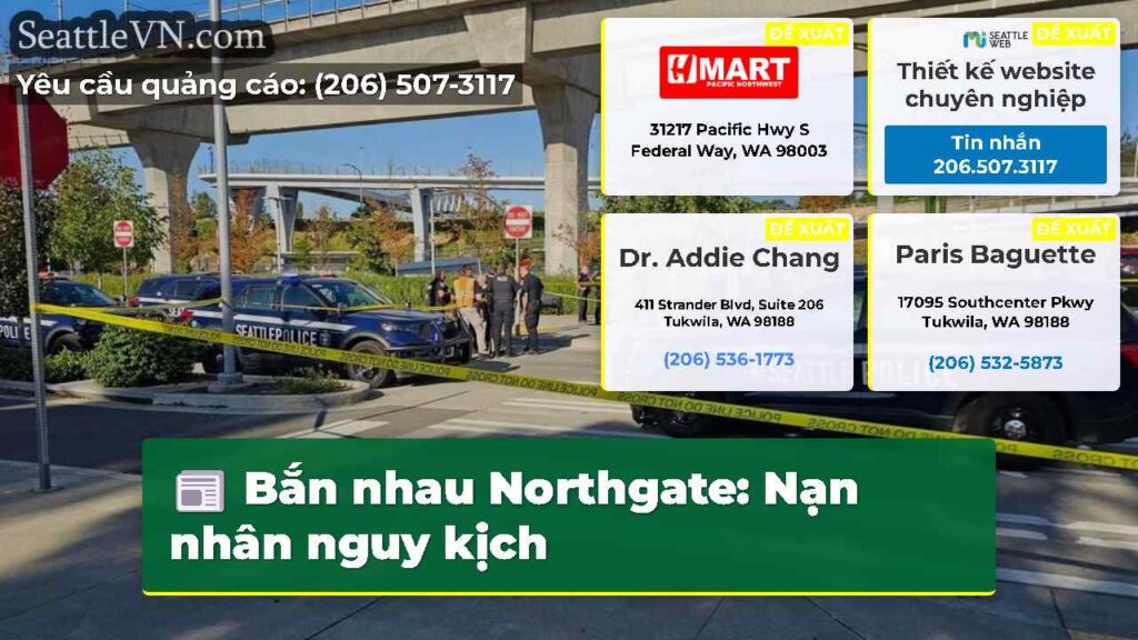 Bắn nhau Northgate: Nạn nhân nguy kịch
