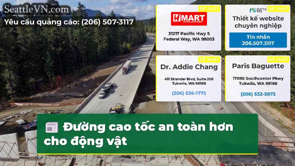 Đường cao tốc an toàn hơn cho động vật