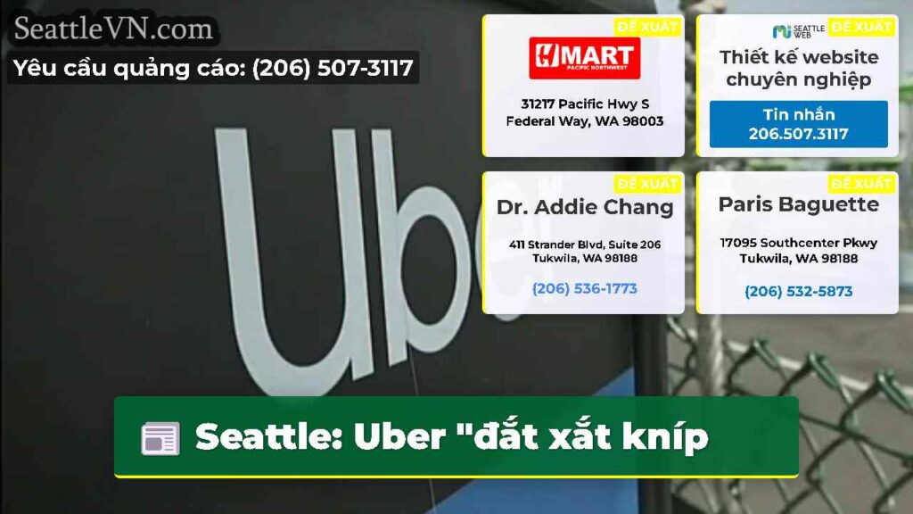 Seattle: Uber "đắt xắt kníp