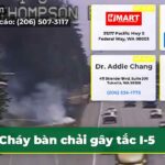 Cháy bàn chải gây tắc I-5