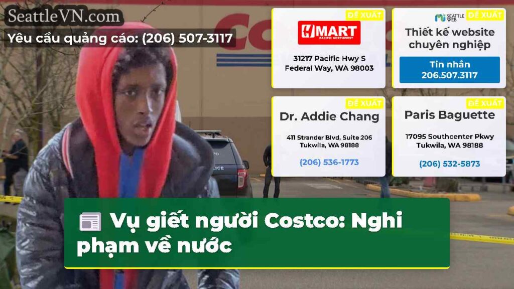 Vụ giết người Costco: Nghi phạm về nước