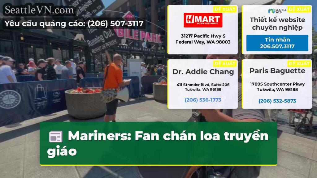 Mariners: Fan chán loa truyền giáo