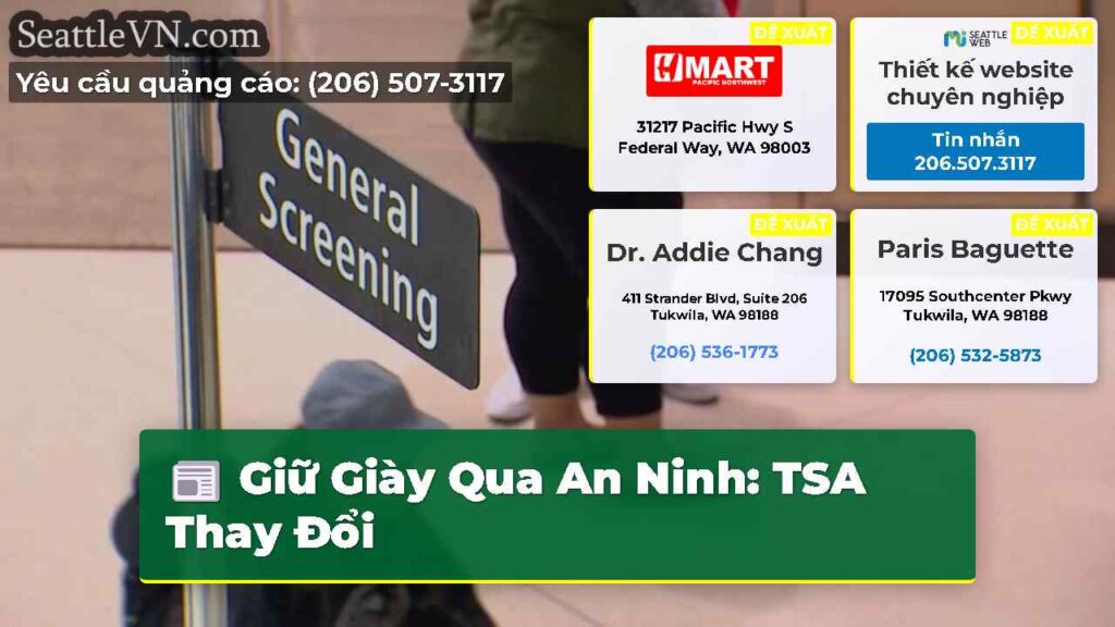 Giữ Giày Qua An Ninh: TSA Thay Đổi
