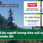 Cứu người trong khe núi nhờ tin nhắn 911