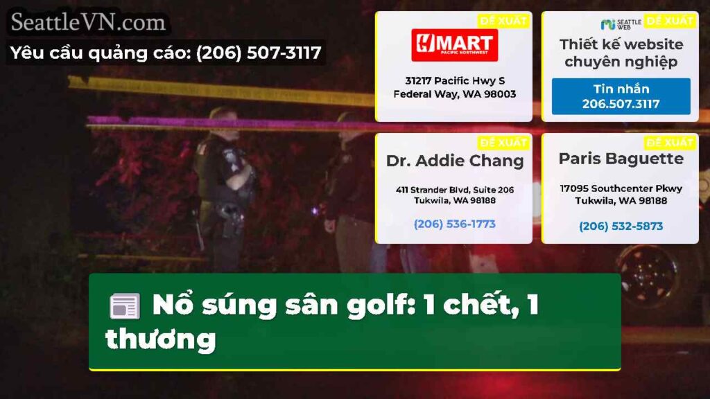Nổ súng sân golf: 1 chết, 1 thương