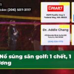 Nổ súng sân golf 1 chết 1 thương