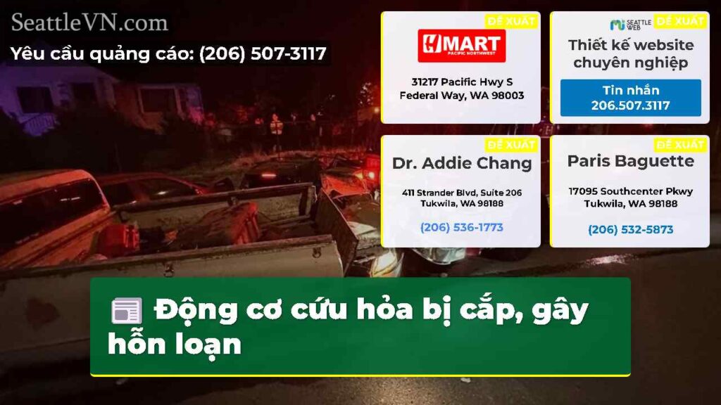 Động cơ cứu hỏa bị cắp, gây hỗn loạn
