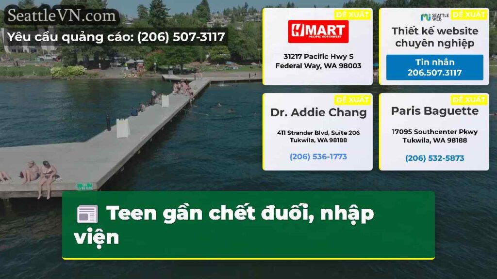 Teen gần chết đuối, nhập viện