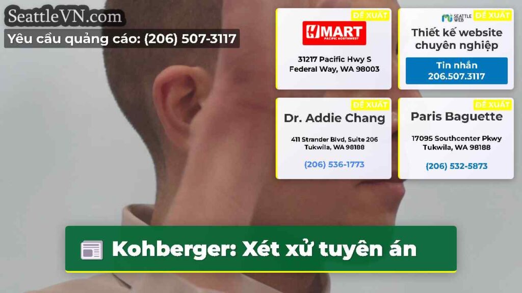 Kohberger: Xét xử tuyên án