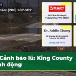 Cảnh báo lũ King County hành động