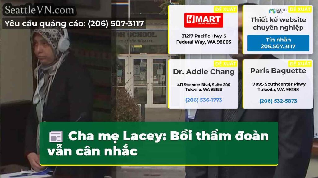 Cha mẹ Lacey: Bồi thẩm đoàn vẫn cân nhắc