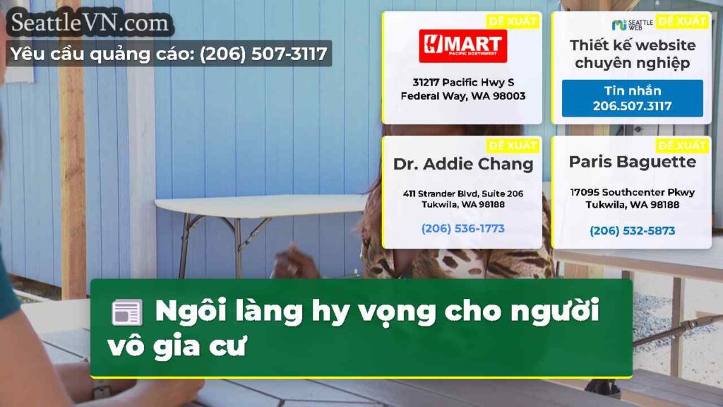 Ngôi làng hy vọng cho người vô gia cư