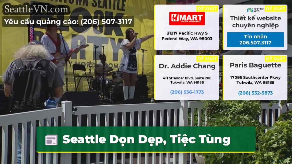 Seattle Dọn Dẹp, Tiệc Tùng