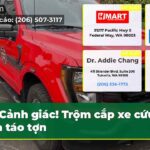 Cảnh giác! Trộm cắp xe cứu hỏa táo tợn
