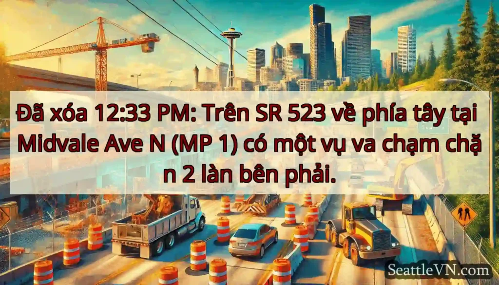 Đã xóa 12:33 PM: Trên SR 523 về phía tây tại
