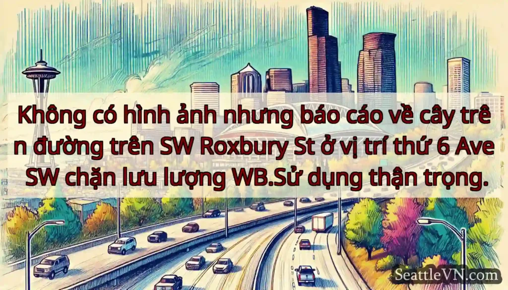 Không có hình ảnh nhưng báo cáo về cây trên đường