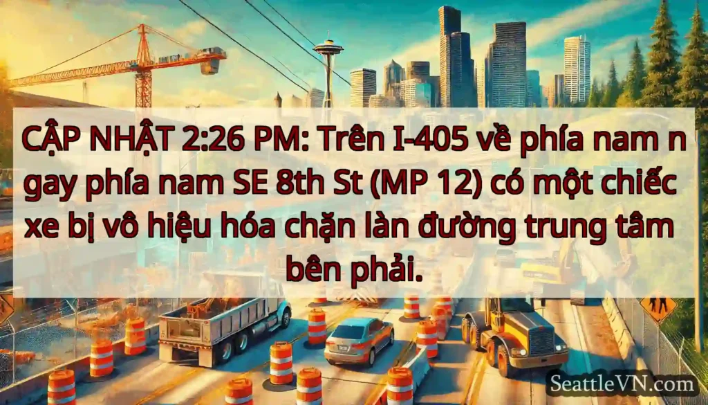 CẬP NHẬT 2:26 PM: Trên I-405 về phía nam ngay