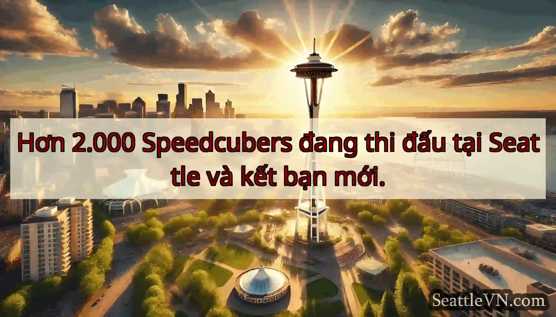 Hơn 2.000 Speedcubers đang thi đấu tại Seattle và