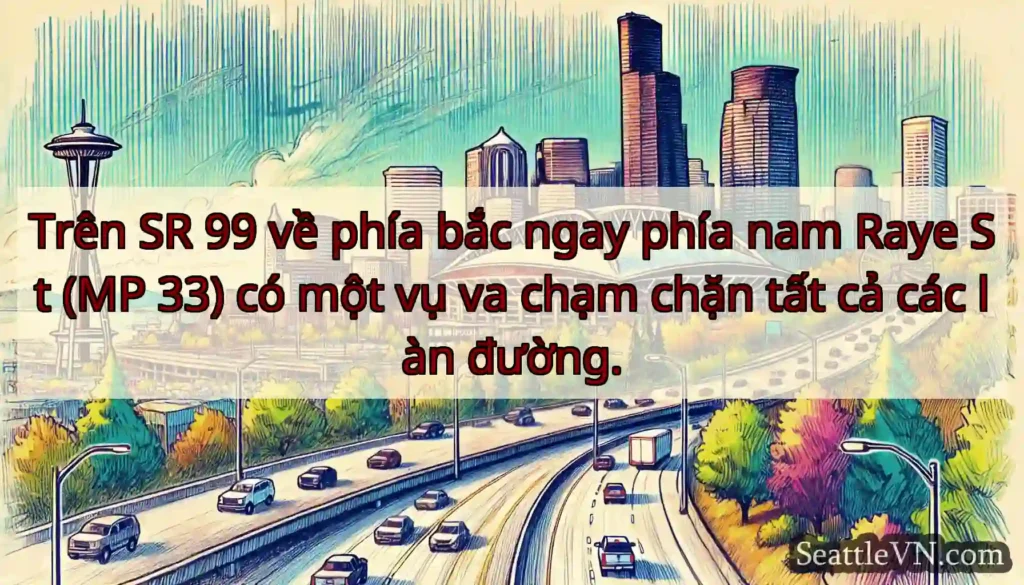 Trên SR 99 về phía bắc ngay phía nam Raye St (MP