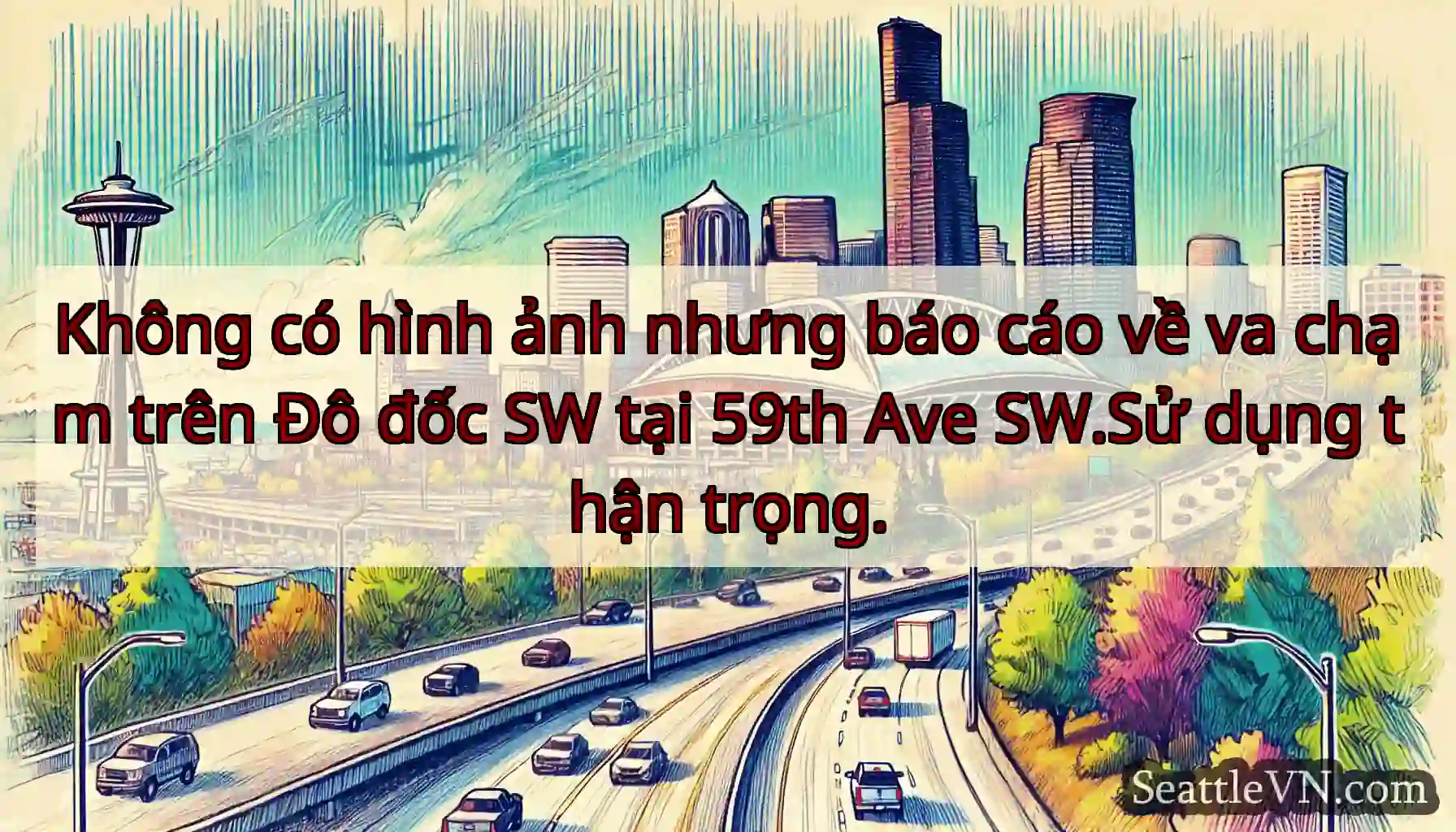 Không có hình ảnh nhưng báo cáo về va chạm trên