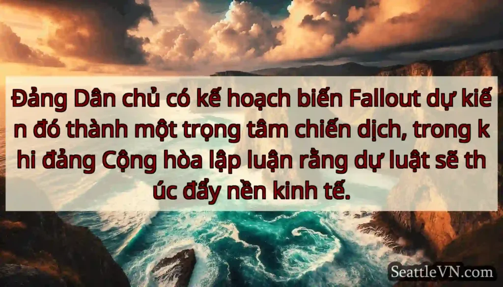 Đảng Dân chủ có kế hoạch biến Fallout dự kiến