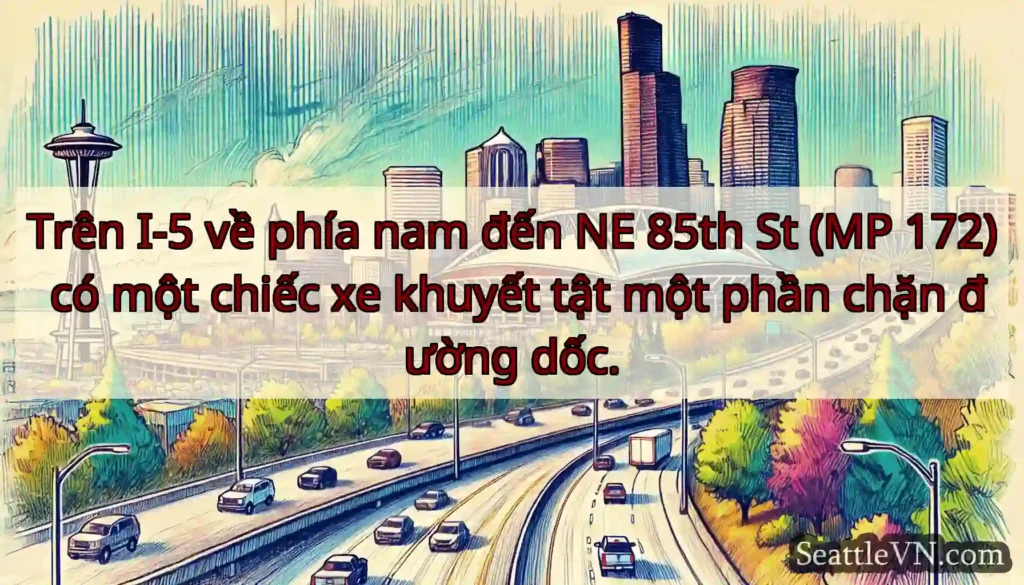 Trên I-5 về phía nam đến NE 85th St (MP 172) có