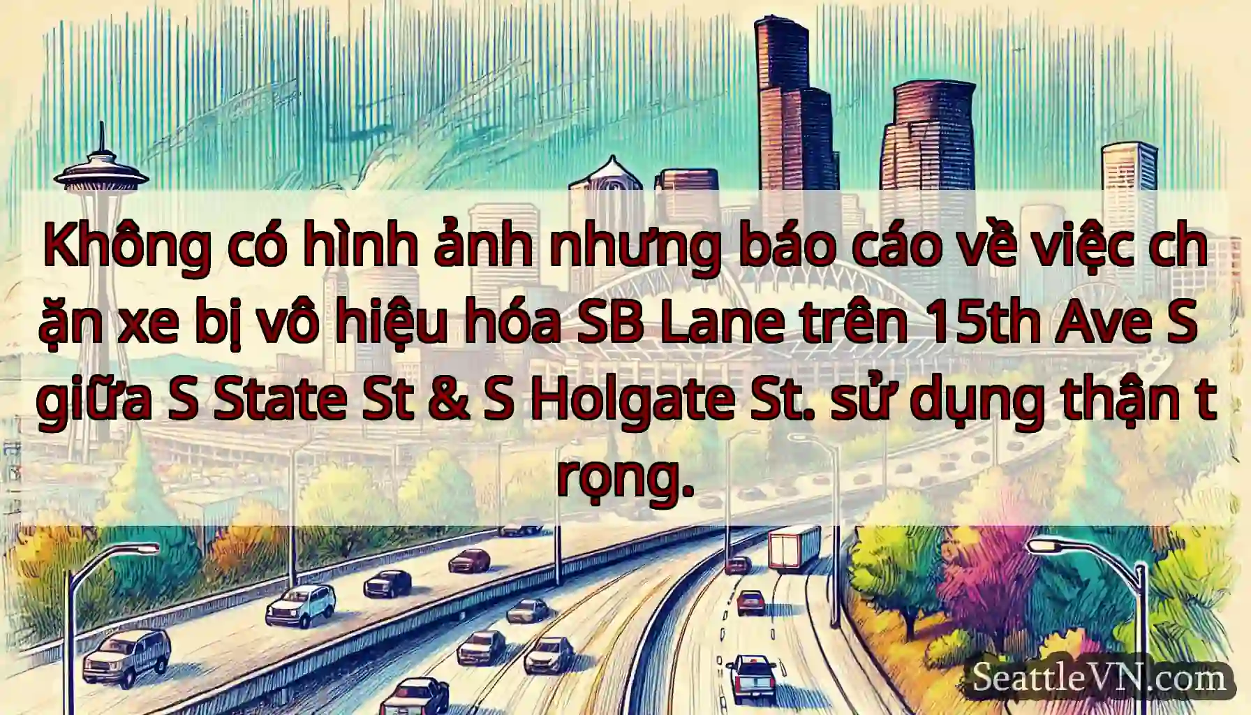 Không có hình ảnh nhưng báo cáo về việc chặn xe