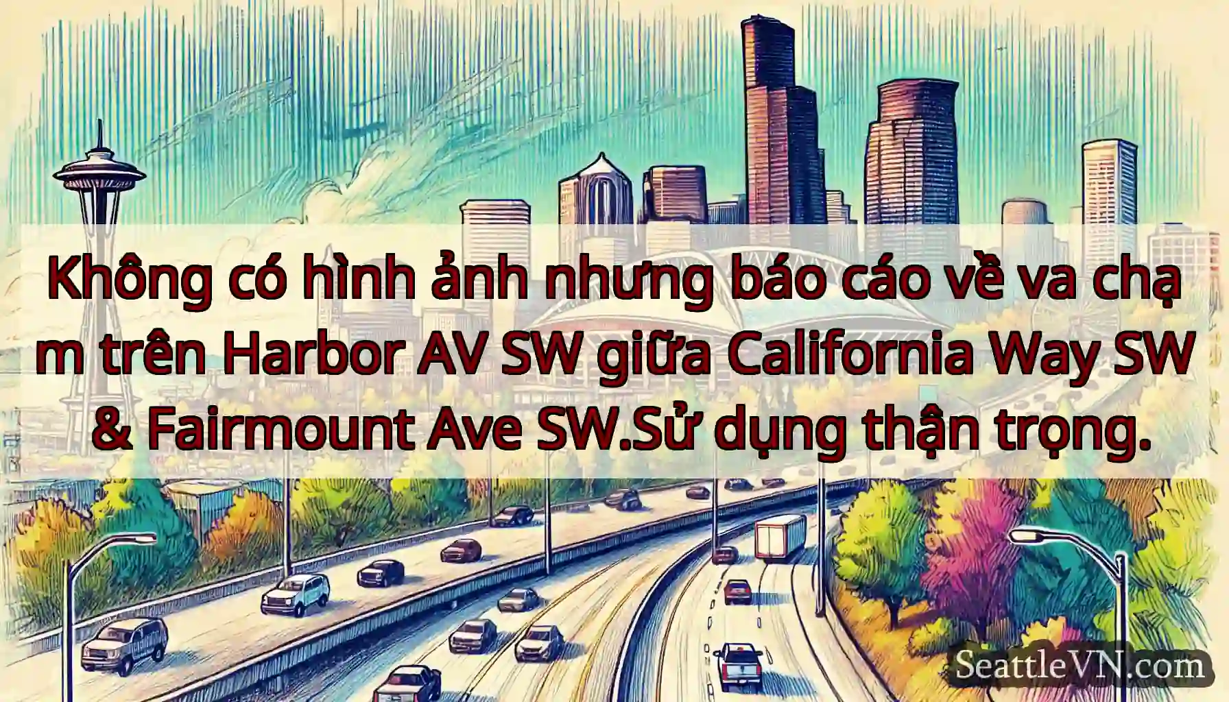 Không có hình ảnh nhưng báo cáo về va chạm trên