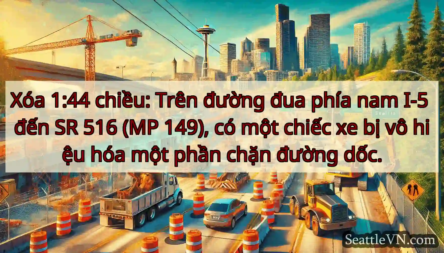 Xóa 1:44 chiều: Trên đường đua phía nam I-5 đến