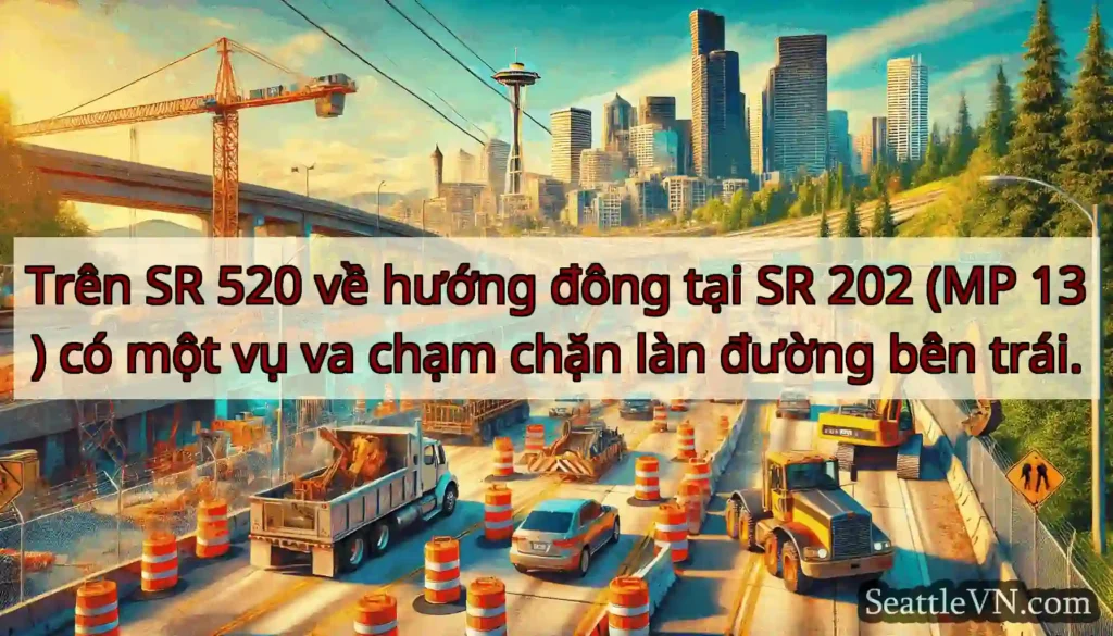 Trên SR 520 về hướng đông tại SR 202 (MP 13) có