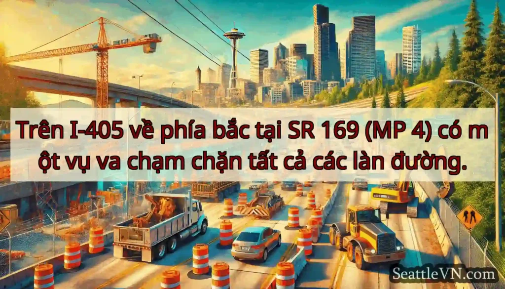 Trên I-405 về phía bắc tại SR 169 (MP 4) có một
