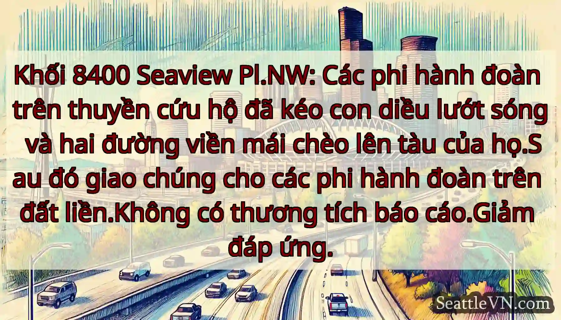Khối 8400 Seaview Pl.NW: Các phi hành đoàn trên