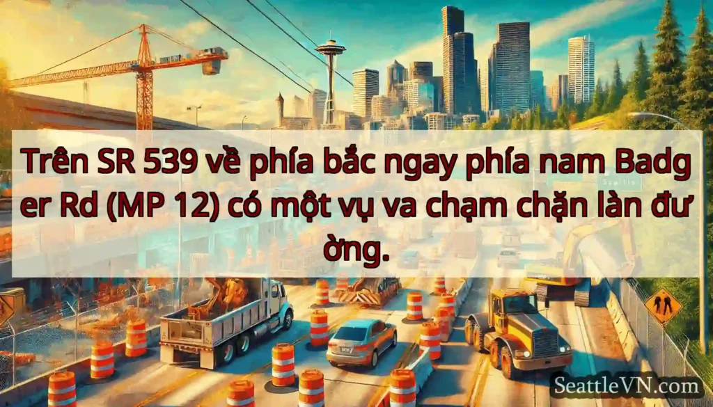 Trên SR 539 về phía bắc ngay phía nam Badger Rd