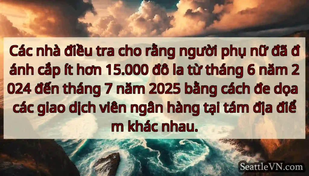 Các nhà điều tra cho rằng người phụ nữ đã đánh