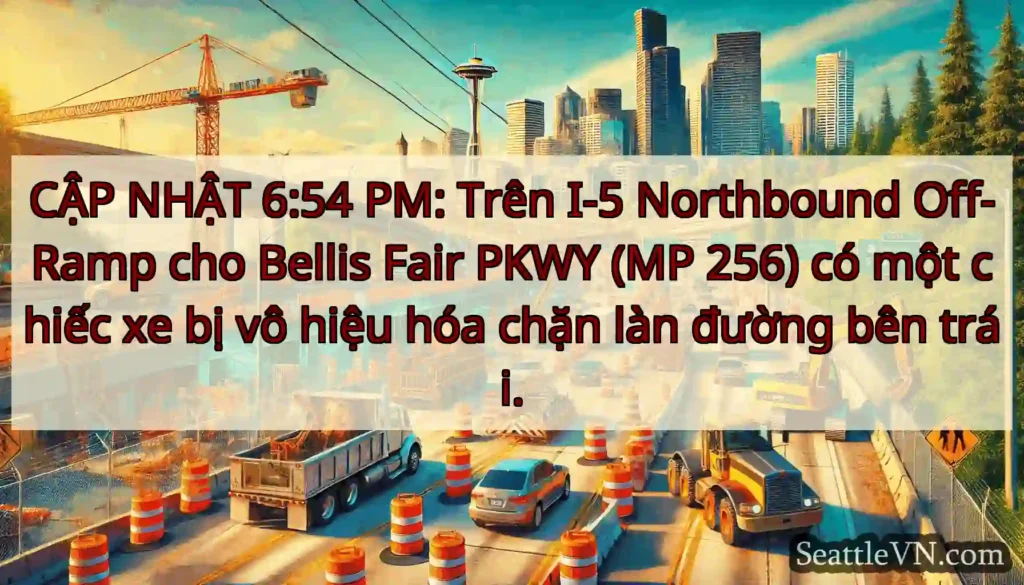 CẬP NHẬT 6:54 PM: Trên I-5 Northbound Off-Ramp