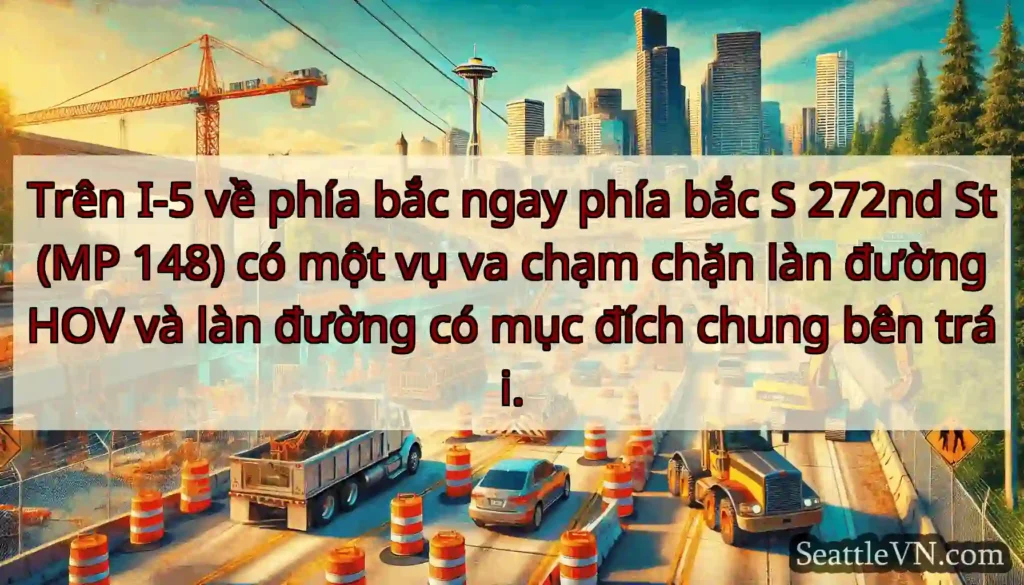 Trên I-5 về phía bắc ngay phía bắc S 272nd St (MP