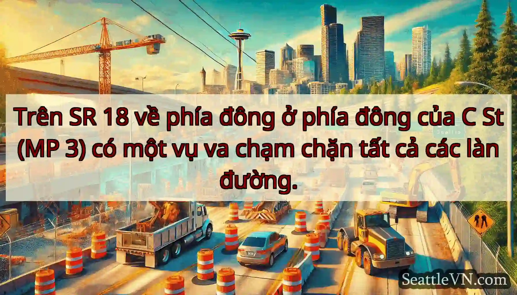 Trên SR 18 về phía đông ở phía đông của C St (MP