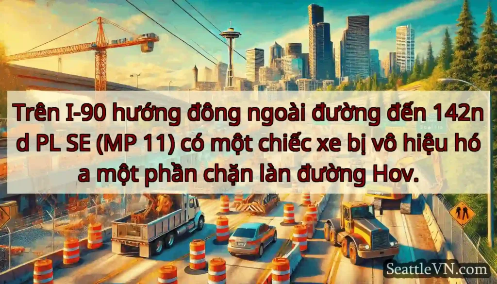 Trên I-90 hướng đông ngoài đường đến 142nd PL SE