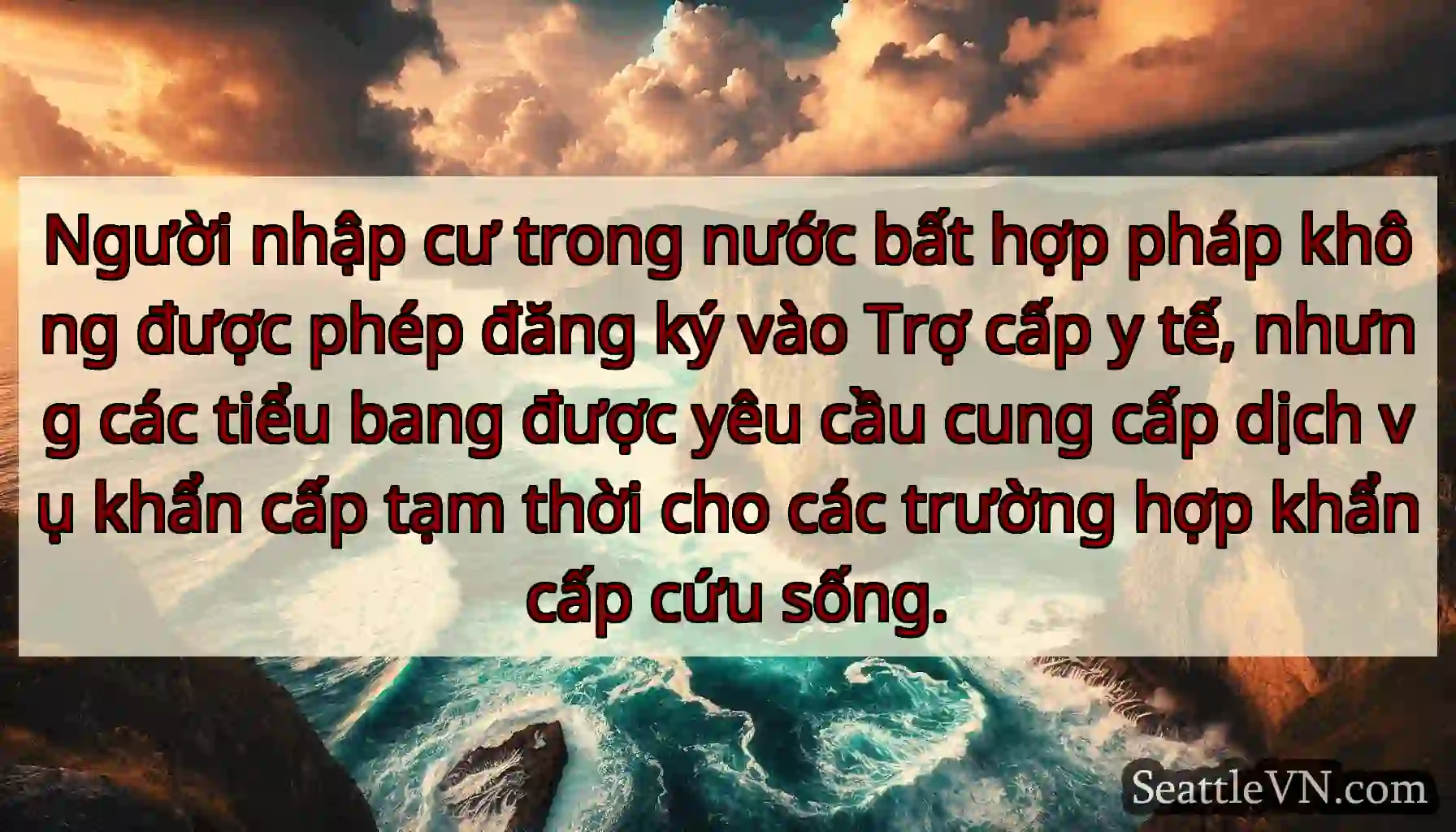 Người nhập cư trong nước bất hợp pháp không được