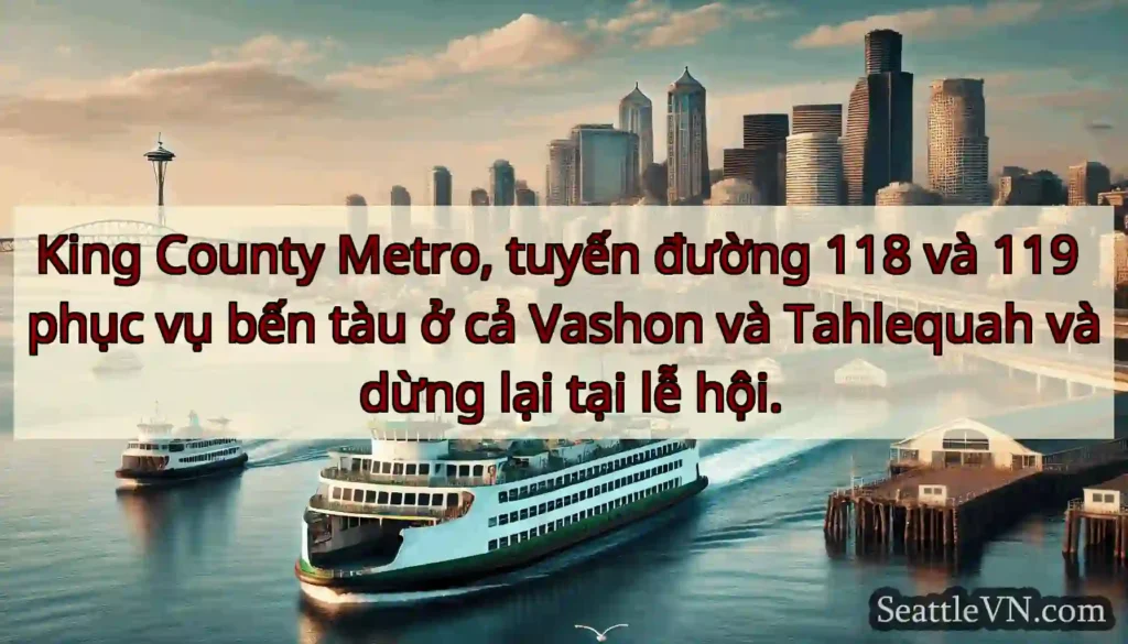 King County Metro, tuyến đường 118 và 119 phục vụ