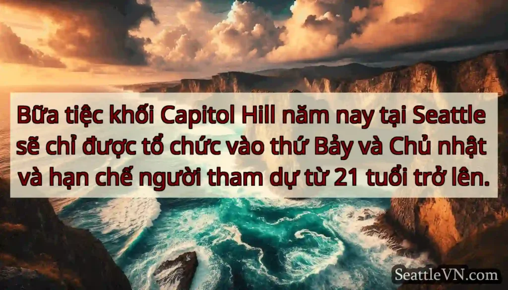 Bữa tiệc khối Capitol Hill năm nay tại Seattle sẽ