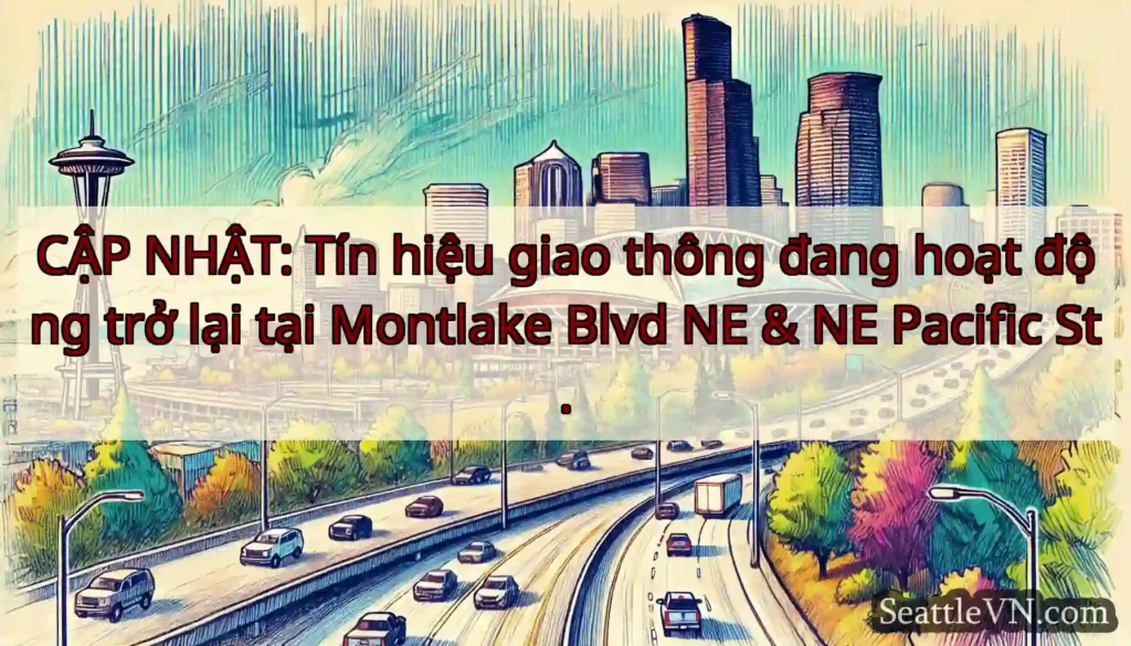 CẬP NHẬT: Tín hiệu giao thông đang hoạt động trở