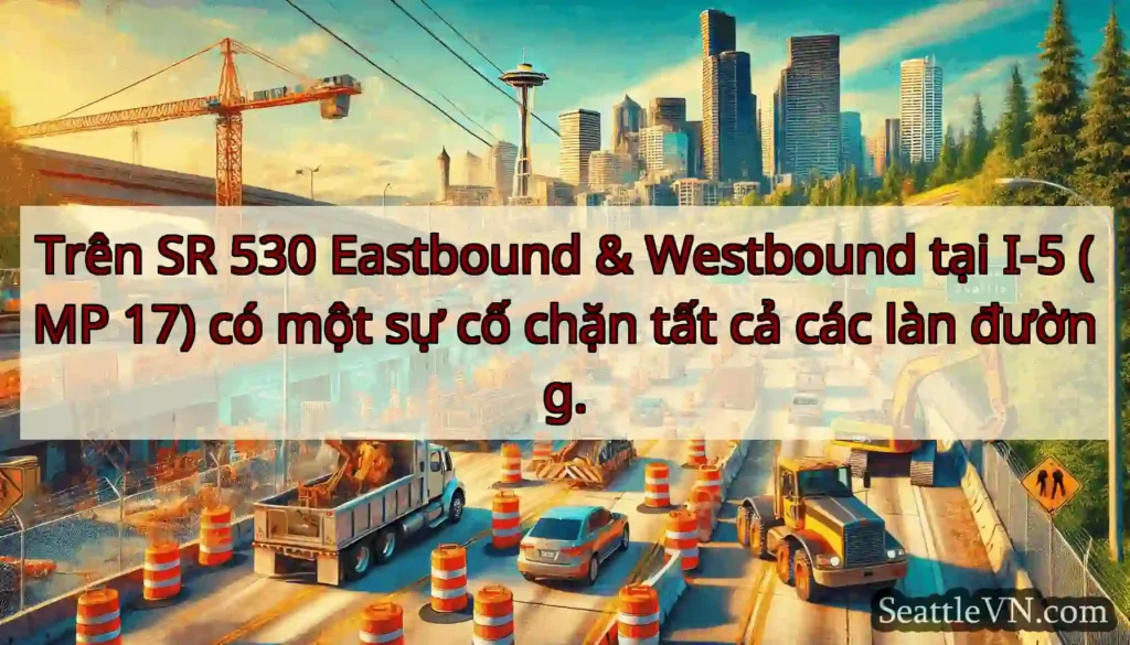 Trên SR 530 Eastbound & Westbound tại I-5 (MP 17)
